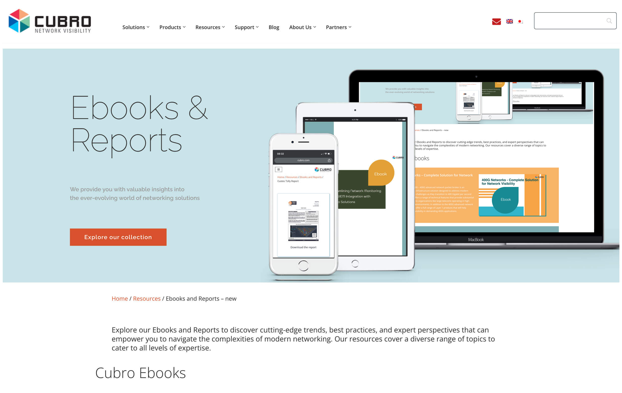screenshot_ebook-report-page_laptop image for ebooks and reports page, showing an Iphone, tablet and laptop with a part of the page on it
