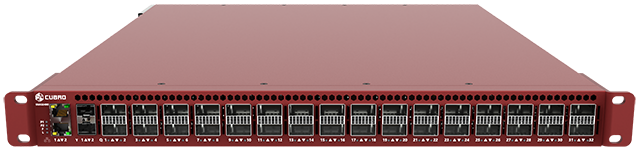 Cubro EXA32400 Network Packet Broker, view from top