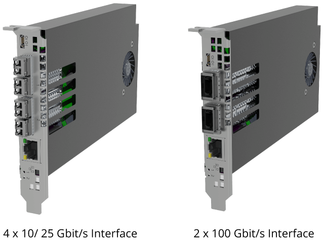 OMNIC - Cubro's SmartNIC with and without SFP modules