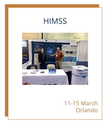 pop up cover for event HIMSS 2024 with Cubro
