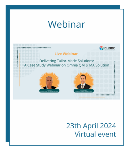 preview of a pop up for the webinar recording of: Delivering Tailor-Made Solutions: A Case Study on Omnia QM & MA Solutions