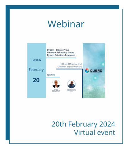 Cubro Webinar recording preview