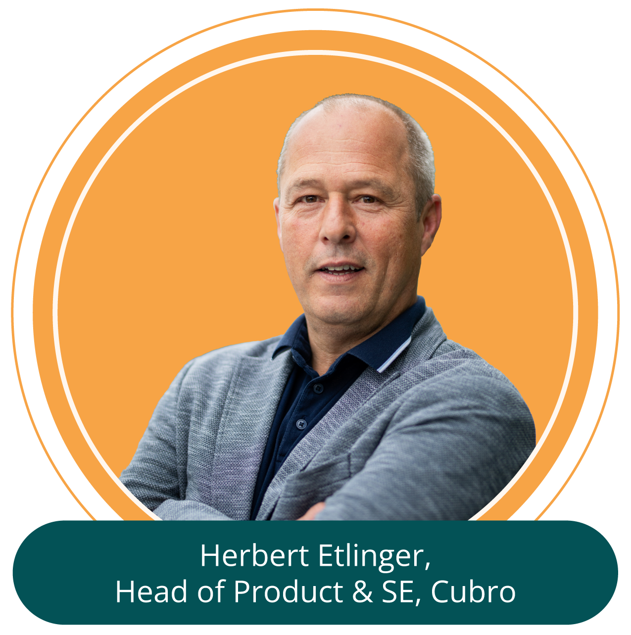 headshot of Herbert Etlinger, Head of Product & SE at Cubro network Visibility