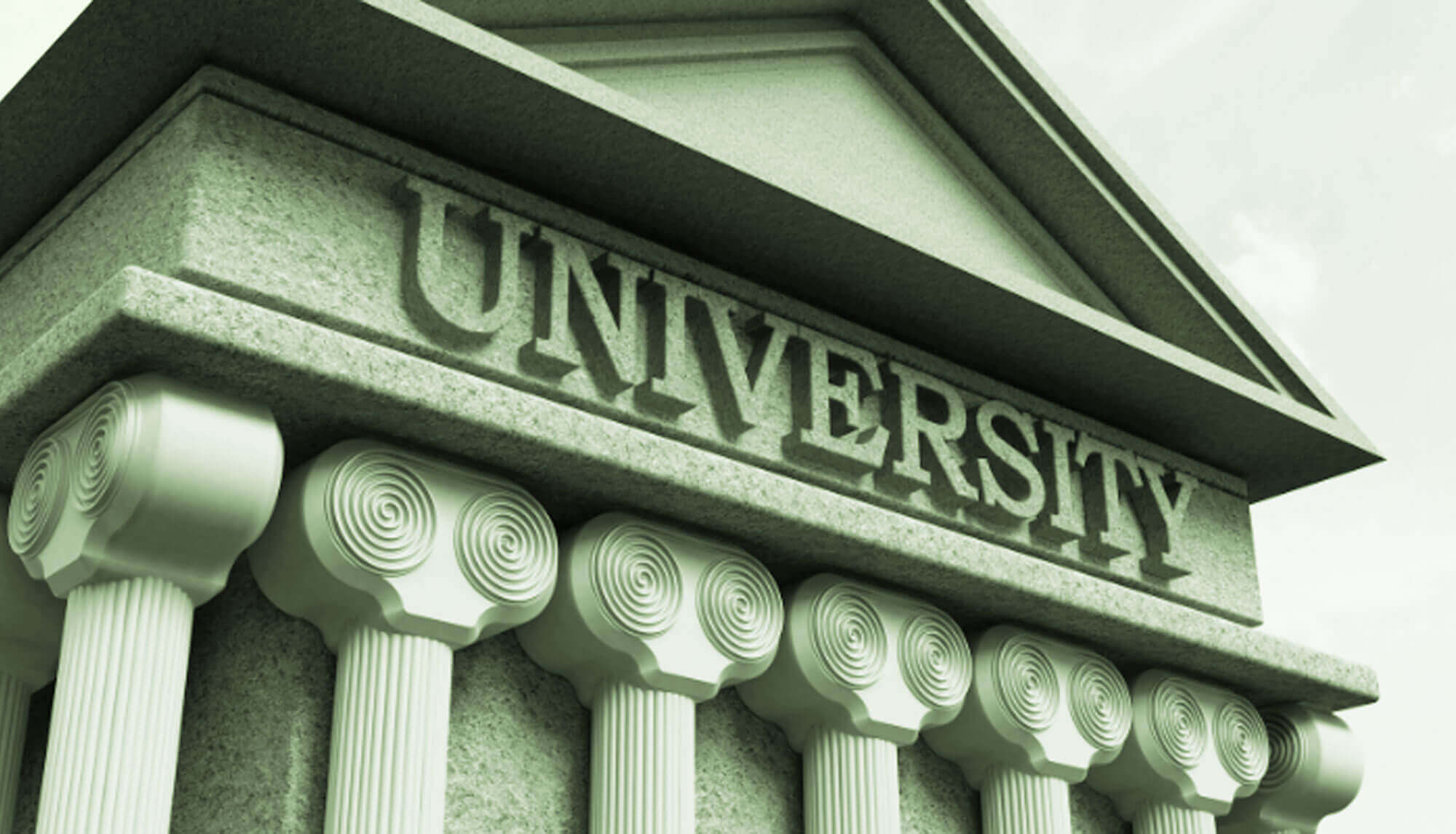 image of an entrance of a university